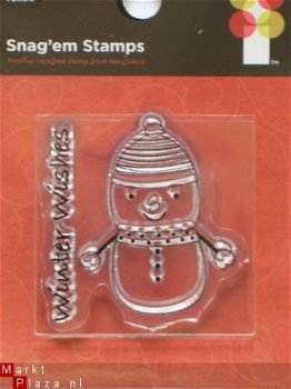 OP=OP imaginisce clear stempel snowman - 1