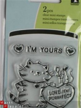 OP=OP inkadinkado clear stempel i' m yours - 1