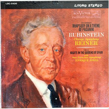 Artur Rubinstein - Sergei Vasilyevich Rachmaninoff & Manuel De Falla ‎– Rhapsody On A Theme Of Pa - 1