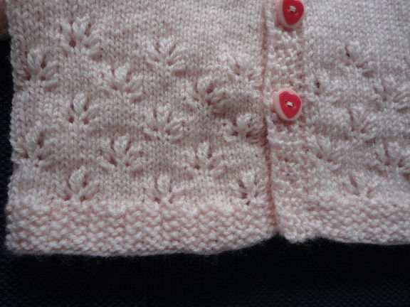 028 rose baby truitje voor ca. maat 56 - Afbeelding 2