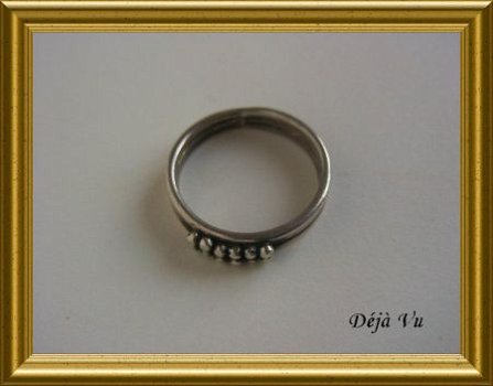 Oude zilveren ring // vintage silver ring - 4