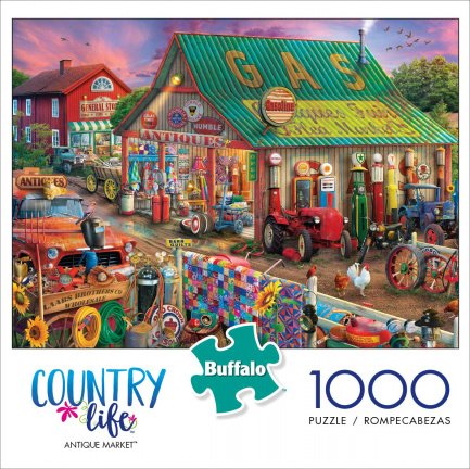 Buffalo Games - Antique Market - 1000 Stukjes Nieuw - Afbeelding 2