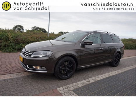 Volkswagen Passat Variant - 1.4 TSI AUTOMAAT HIGHLINE BLUEMOTION NL AUTO PERF.STAAT LEDER/ALCANTARA - 1