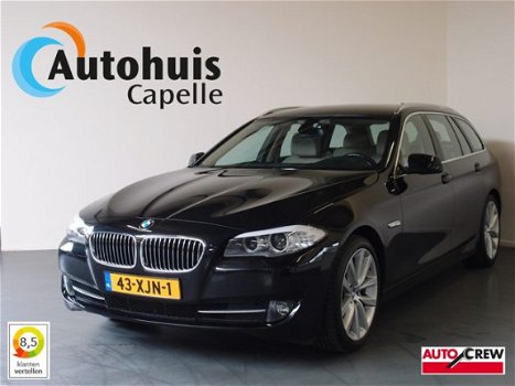 BMW 5-serie Touring - 520D HIGH EXECUTIVE AUT NAVI LEDER 19 INCH PDC - 1