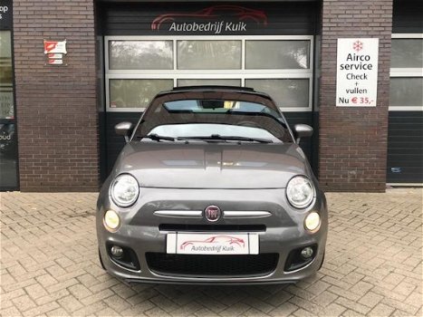 Fiat 500 - 1.2 cabriolet Nw model airco lage km stand vol optie, s - 1