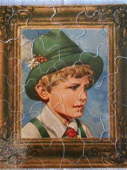 Oud klein puzzeltje // vintage little jigsaw puzzle - 4