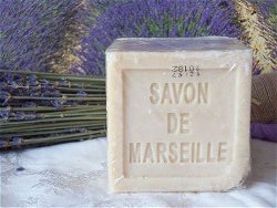 Blok lavendel Marseillezeep, geschikt als wasmiddel