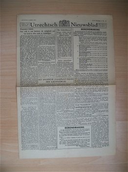 Utrechtsch Nieuwsblad Dinsdag 8 juni 1943 - 1