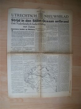 Utrechts Nieuwsblad Maandag 8 december 1941 - 1