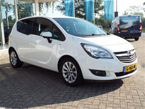 Opel Meriva - 1.4 Turbo 120pk Edition | Bluetooth carkit en audio | ECC | PDC v+a | Stoel en stuurve - 1