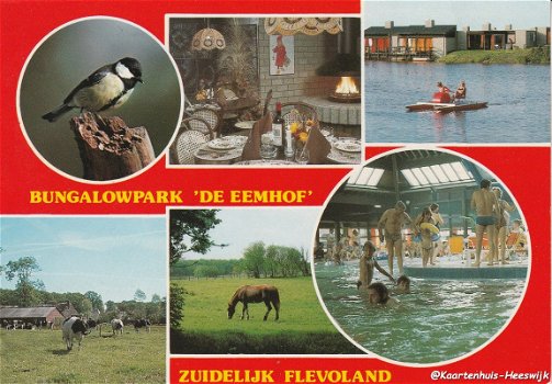 Bungalowpark de Eemhof zuidelijk Flevoland 1989 - 1