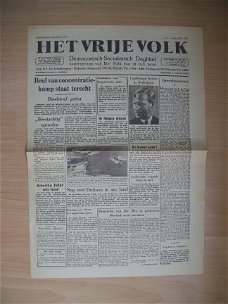 Het Vrije Volk No. 101, Donderdag 6 september 1945