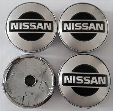 Nissan Naafdoppen "Zilver" 60mm