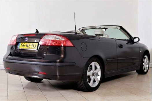 Saab 9-3 Cabrio - 1.8T VECTOR NAVIGATIE LEDER AIRCO CRUISE LMV17 NEDERLANDSE AUTO - 1