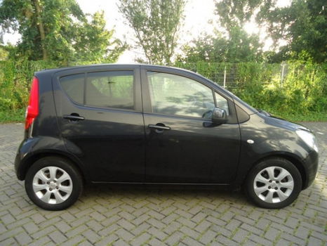 Opel Agila - 1.2 Enjoy - 67.000KM - AIRCO - ZWART - BWJR 2009 - 1