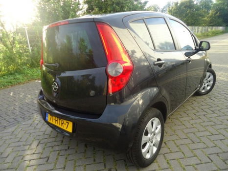 Opel Agila - 1.2 Enjoy - 67.000KM - AIRCO - ZWART - BWJR 2009 - 1