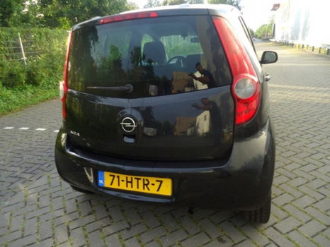 Opel Agila - 1.2 Enjoy - 67.000KM - AIRCO - ZWART - BWJR 2009 - 1