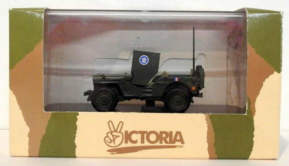 1:43 Vitesse Victoria R017 Jeep Willys Armoured Car General Leclerc - 0