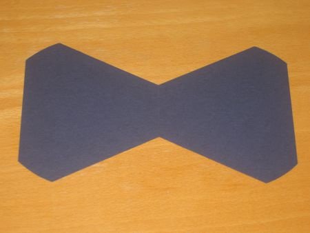 Figuurkaart --- VLINDER vorm => Blauw - 1