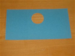 Figuurkaart --- PASSEPARTOUT ROND ---> Blauw (Licht)
