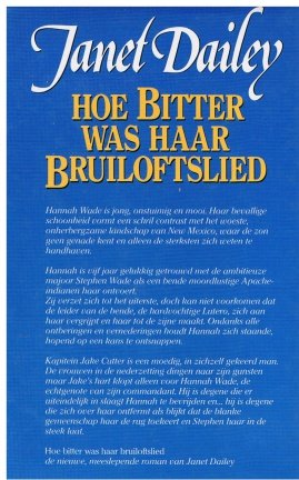 Janet Dailey = Hoe bitter was haar bruiloftslied - Afbeelding 2