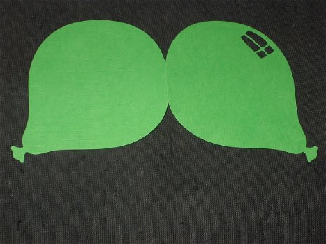 Figuurkaart --- BALLON --- Groen - 2