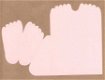 Figuurkaart --- BABY / VOETJES en VOETEN --- Roze - 1 - Thumbnail