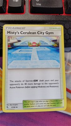 Misty's Cerulean City Gym  61/68 Sun & Moon: Hidden Fates