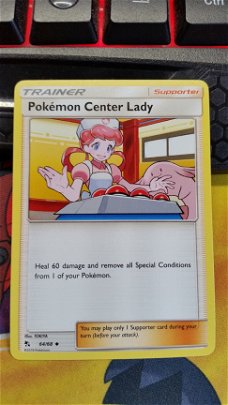 Pokemon Center Lady  64/68 Sun & Moon: Hidden Fates