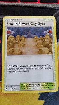 Brock's Pewter City Gym 54/68 Sun & Moon: Hidden Fates - 1