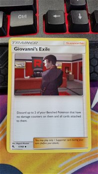 Giovanni's Exile 57/68 Sun & Moon: Hidden Fates - 1