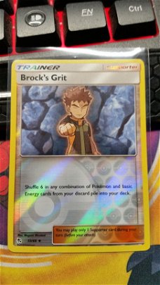 Brock's Grit  53/68 (reverse) Sun & Moon: Hidden Fates