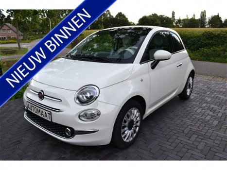 Fiat 500 - 1.2 LOUNCHE mt.16 AUTOMAAT SMETTELOOS WIT - 1