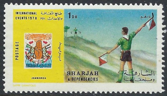 Postzegels Sharjah- 1970 - Internationale evenementen (1) - 1