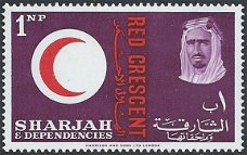 Postzegels Sharjah - 1963 - Rode Kruis (1)