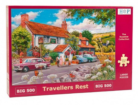 House of Puzzles - Travellers Rest - 500 XL Stukjes Nieuw - 2