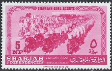 Postzegels Sharjah - 1964 - Scouting (5)