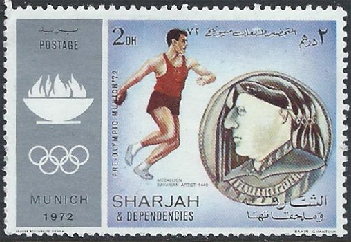 Postzegels Sharjah - 1971 - Olympische Spelen - München (2) - 1