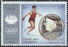 Postzegels Sharjah - 1971 - Olympische Spelen - München (2)