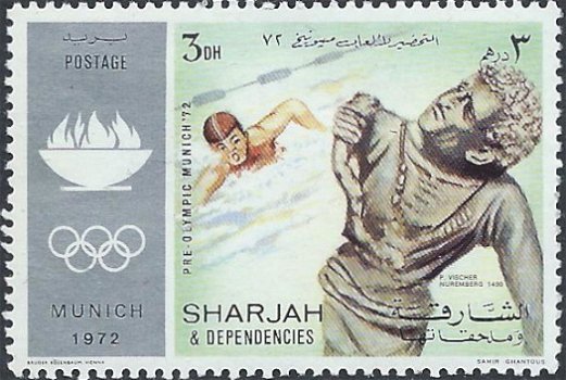 Postzegels Sharjah - 1971 - Olympische Spelen - München (3) - 1