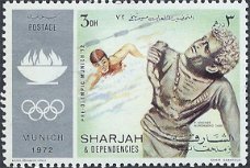 Postzegels Sharjah - 1971 - Olympische Spelen - München (3)