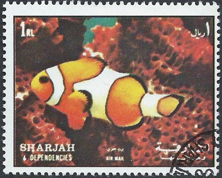 Postzegels Sharjah - 1972 - Vissen (1) - 1
