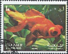 Postzegels Sharjah - 1972 - Vissen (1)