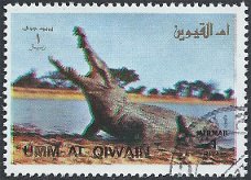 Postzegels Umm al-Qaiwain - 1972 - Wilde dieren (1)