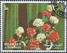 Postzegels Sharjah - 1972 - Bloemen (1)