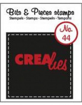 Crealies, Clear stamp Bits & Pieces - nr. 4 ; CLBP44 - 1