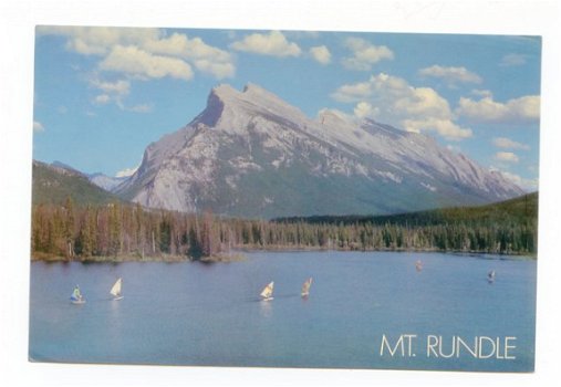 J087 Canada Mount Rundle Canadian Rockies - 1