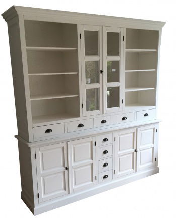Buffetkast Buren wit - wit 210 x 50/40 x 220cm - nr. 1