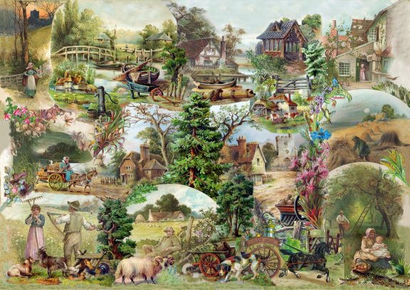 House of Puzzles - Pastoral - 500 XL Stukjes Nieuw - nr. 1