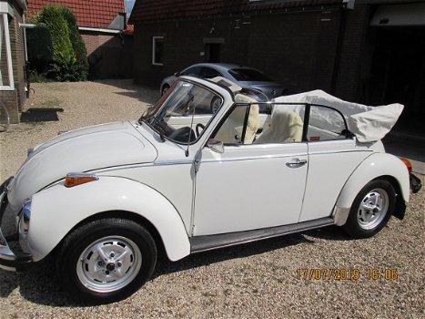 VW cabriolet Triple White zeer mooi en goed - 5